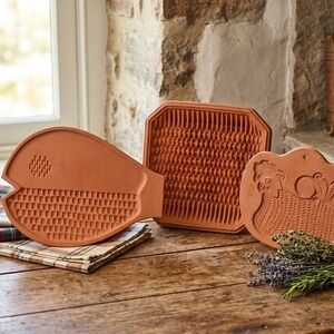 Bennington Potters‎ Vermont Terracotta Fish Trivet Clay Hot Plate 1815 David Gil